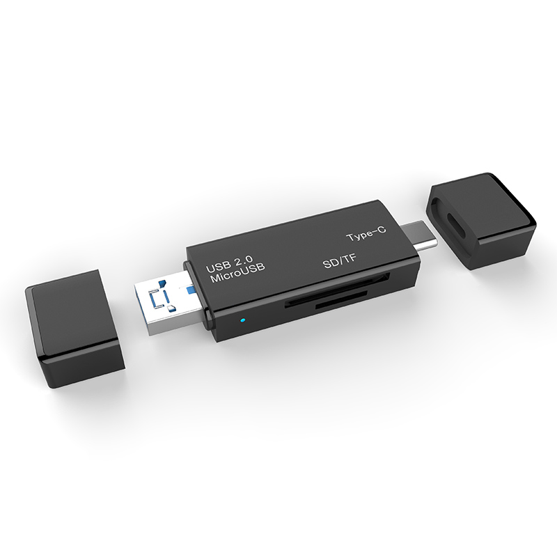 Новейший дизайн алюминий 3 в 1 TYPE-C USB3.0 концентратор адаптер с поддержкой SD карты и TF Card Reader для оконные рамы системы