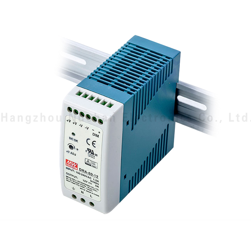 Бренд Mean well представляет DRA-60-24 24v 2.5al блок питания 60w 24v DIN Rail источник питания
