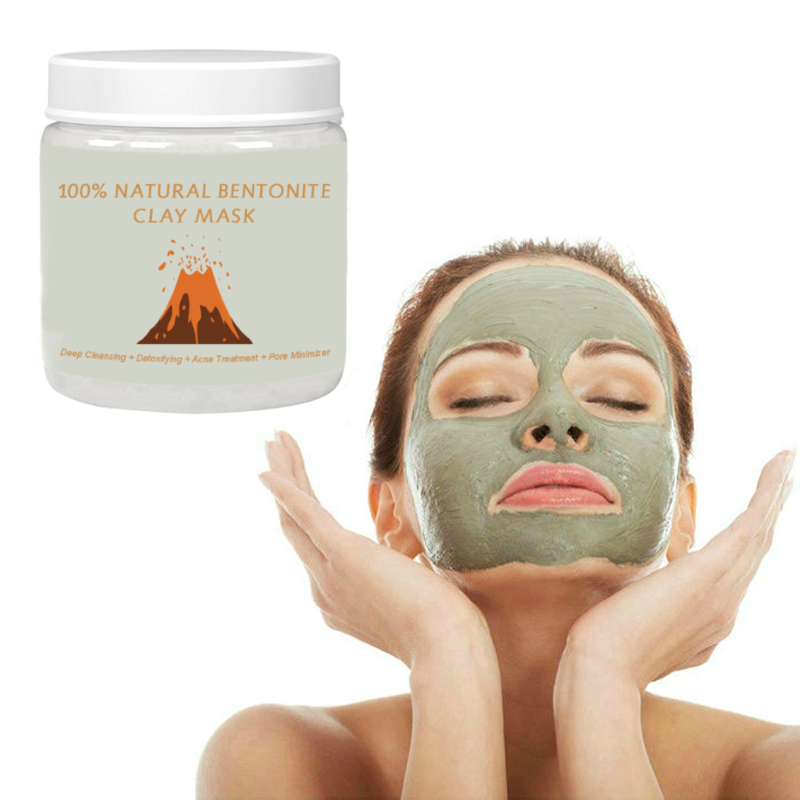 Private label India bentonite глиняная маска для лица для глубокого очищения