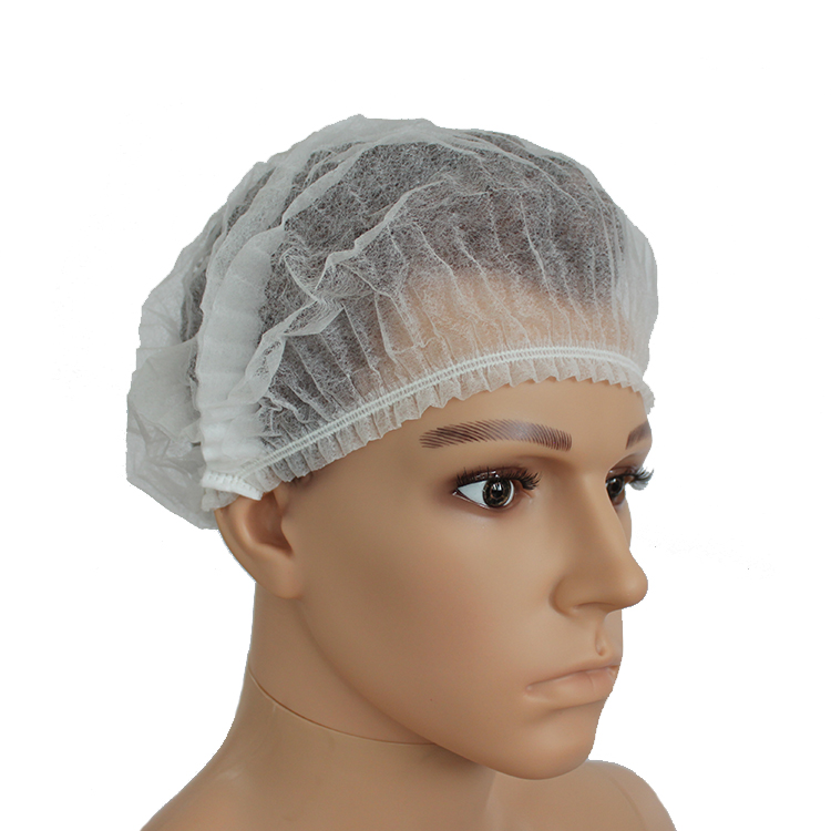 Medical nonwoven disposable surgical bouffant mob clip cap