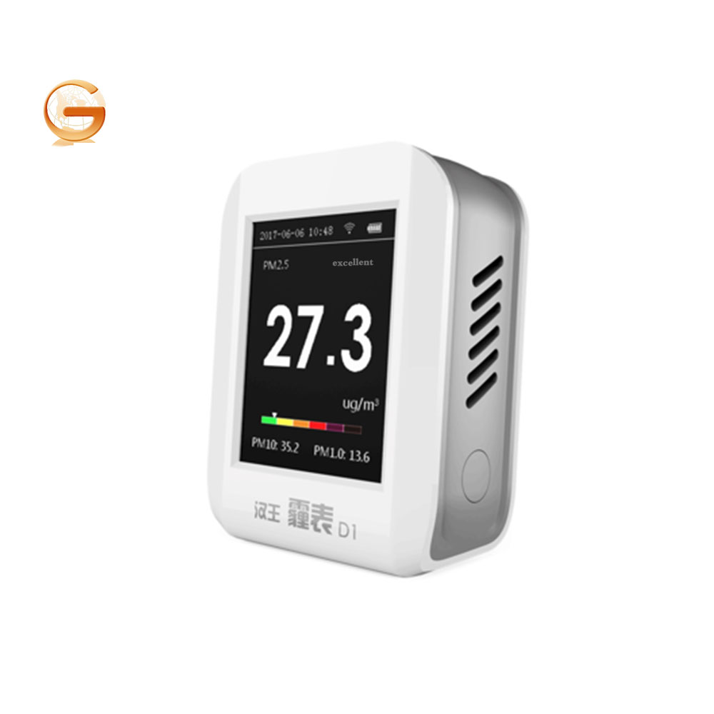 China Smart High Accuracy Portable WIFI PM2.5 PM1.0 PM10 Air Quality Monitor with Smart Phone APP