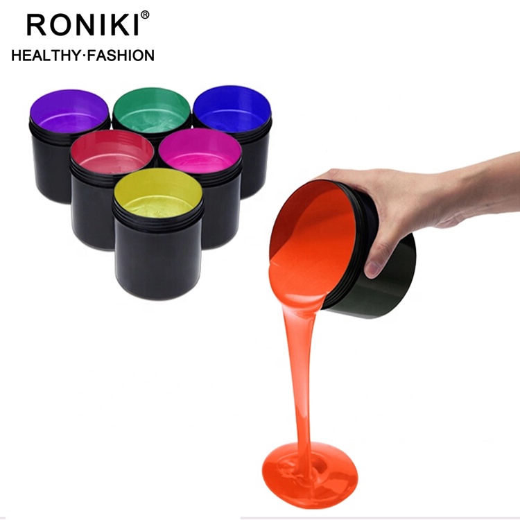 Профессиональный килограммовый упаковочный сырье RONIKI, Цветной Гель-лак для ногтей
