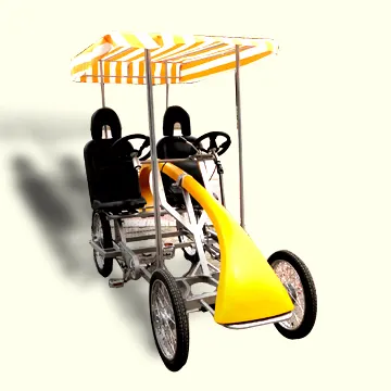 Делюкс 60V электрический 2 человек 4 колеса родстер велосипед со светодиодными огнями, квадрицикл