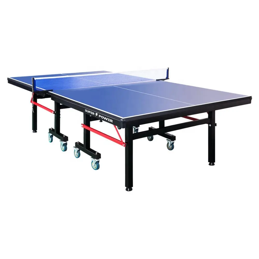 Movable adjustable table de ping pong exterieur