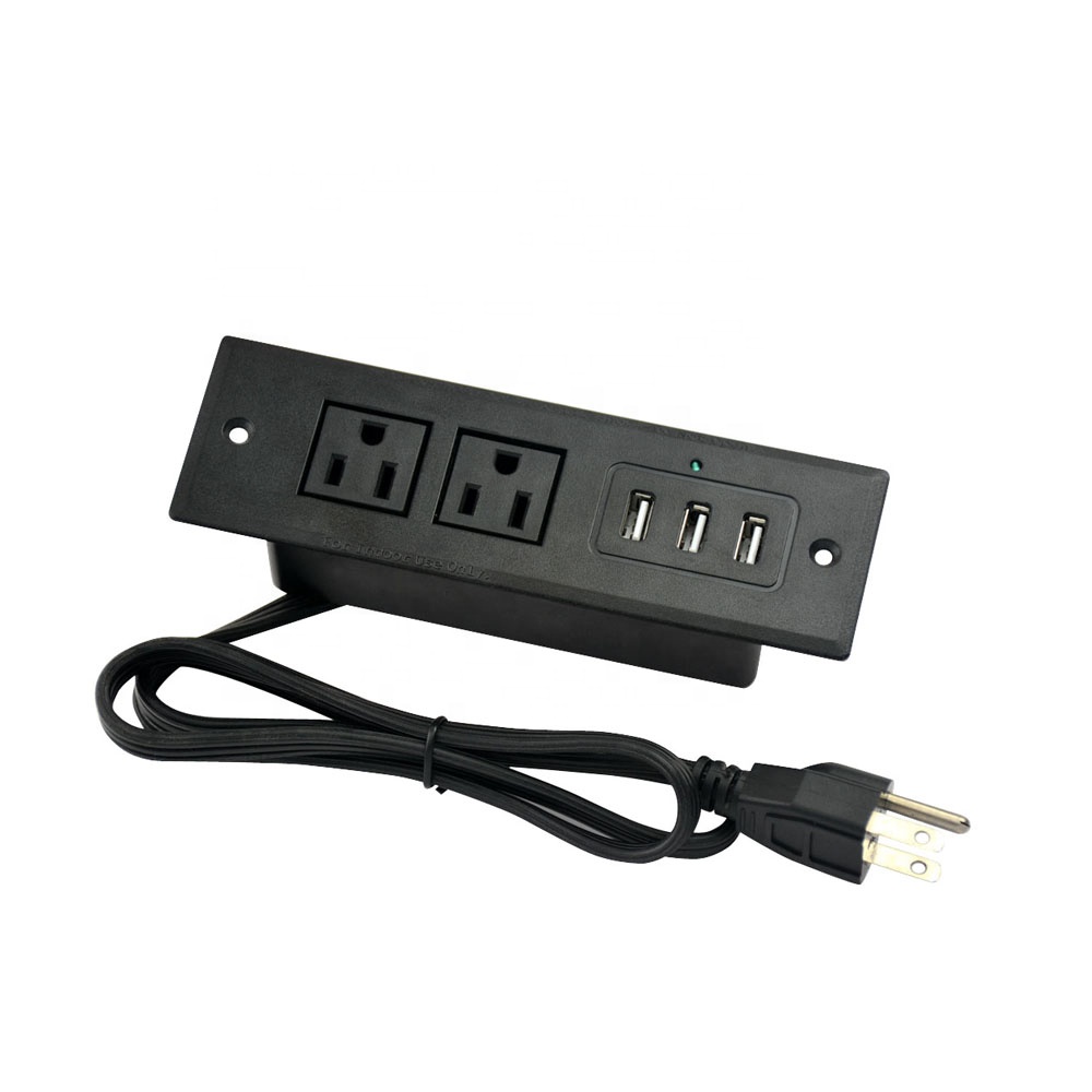 Универсальный прочный защитный противопожарный умный 3 USB зарядный порт удлинитель