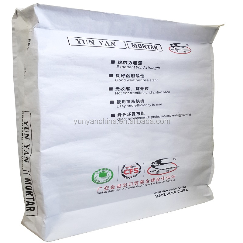 Cement-Based Crack-Resistant Plastering Mortar Powder Appearance for Construction Material Usage