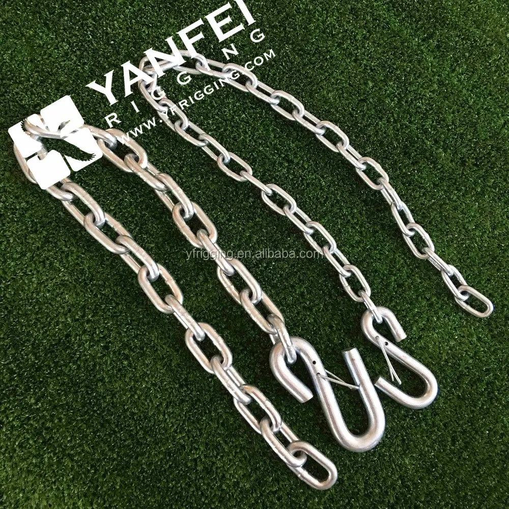 USA Standard Trailer safety chain with S hook