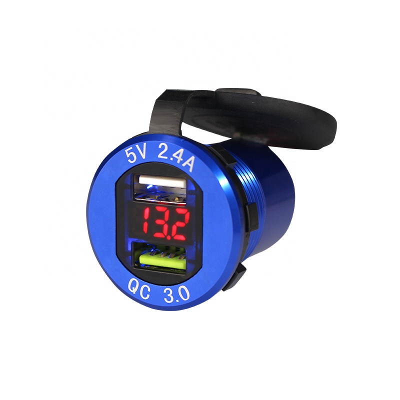12V 24V телефонное зарядное устройство для установки в автобус судовые детали 5V 2.4A QC3.0 быстрое зарядное устройство USB
