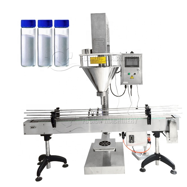 Filling spices powder into bottles machine Auger Powder filling machine