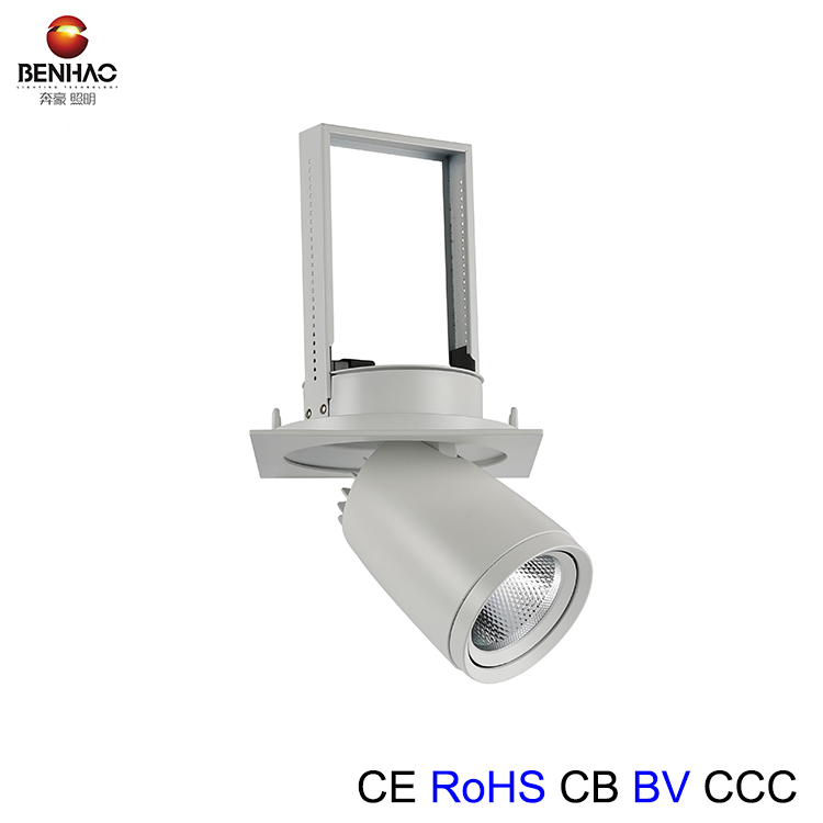 Cob выдвижной Потолочные светильники cob 35 Вт решетка света с CE RoHS