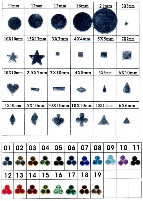 Hot Fix Mirror Beads
