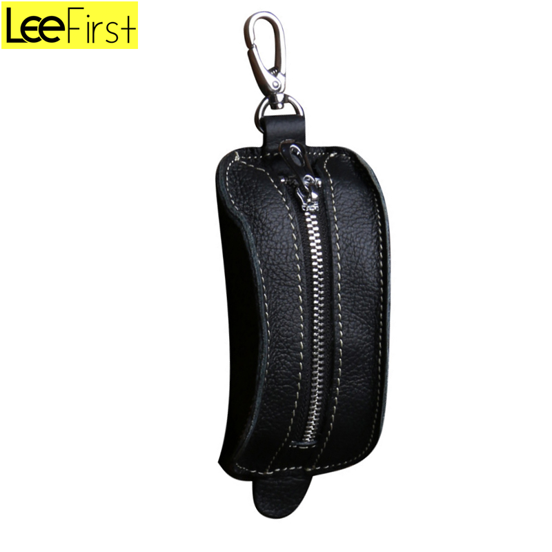 Для мужчин Key Holder молния Подлинная ключ чехол с клецкой формы