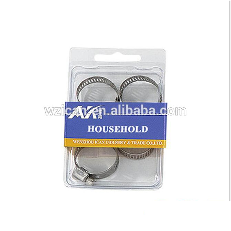 4 шт. 3/8 "-1/2" Регулируемый Хомуты Клип Комплект