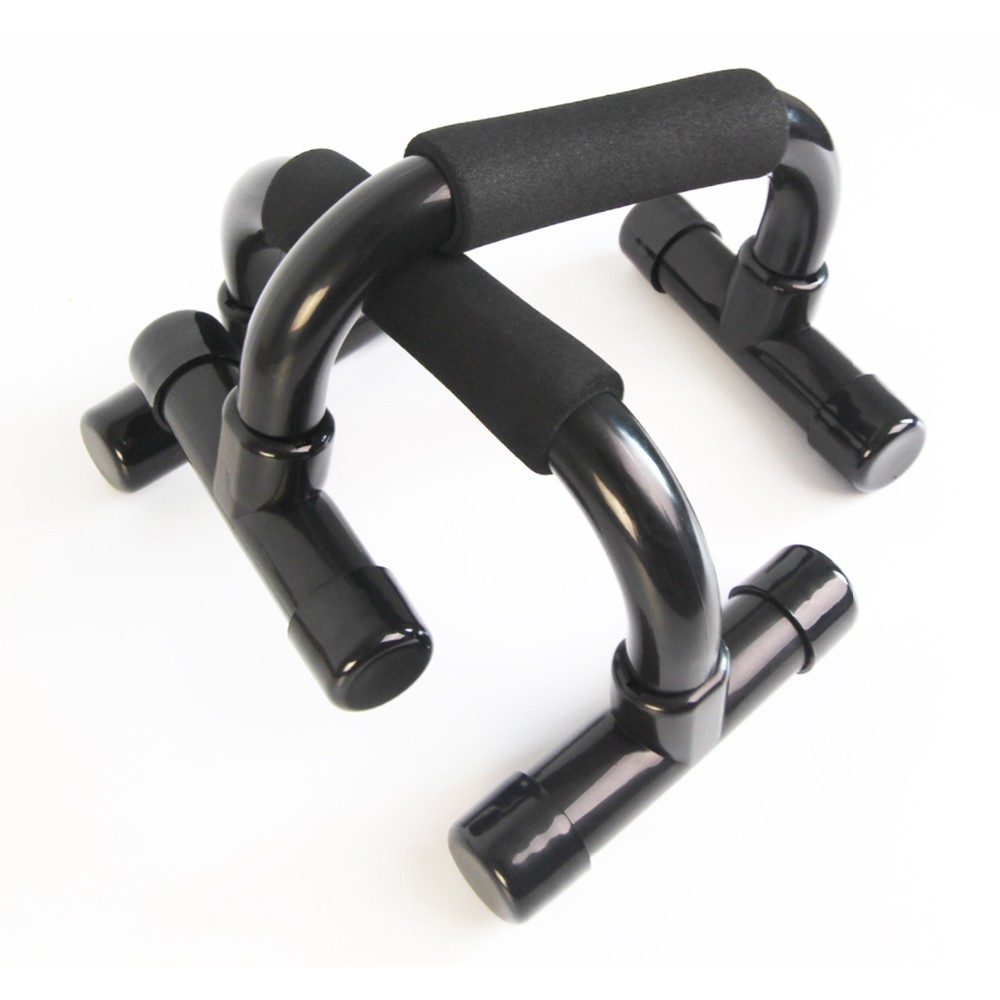 custom printing logo gym fitness exercise plastic push up stand bar pp push up frame for home workout