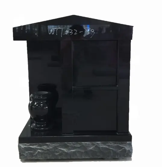 Whole sale China black granite columbarium design