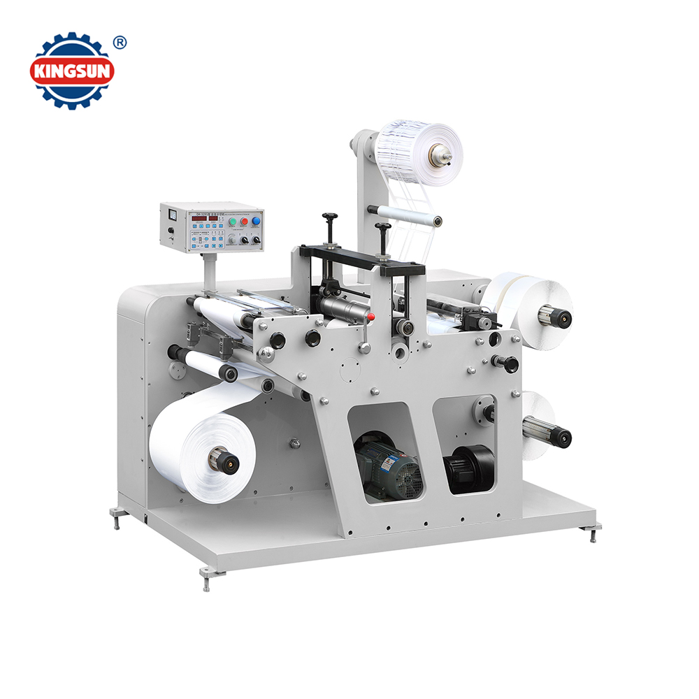 DK-320G Model Blank Paper Label Roll Rotary Die Cutting and Slitting Machine