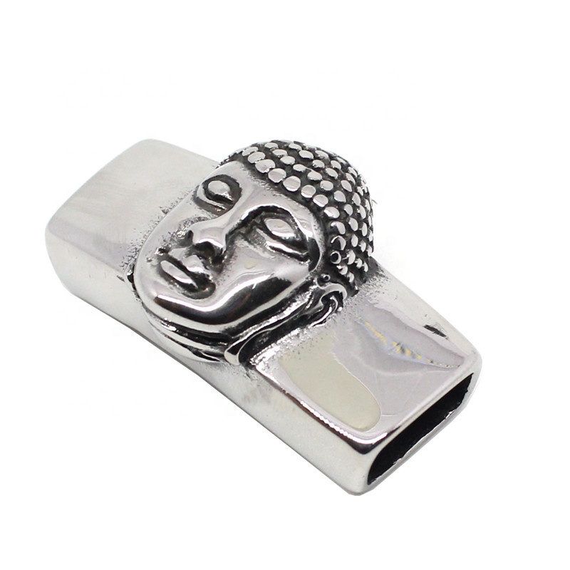 Fashion Stainless Steel Buddha Charm Bracelet Accessories