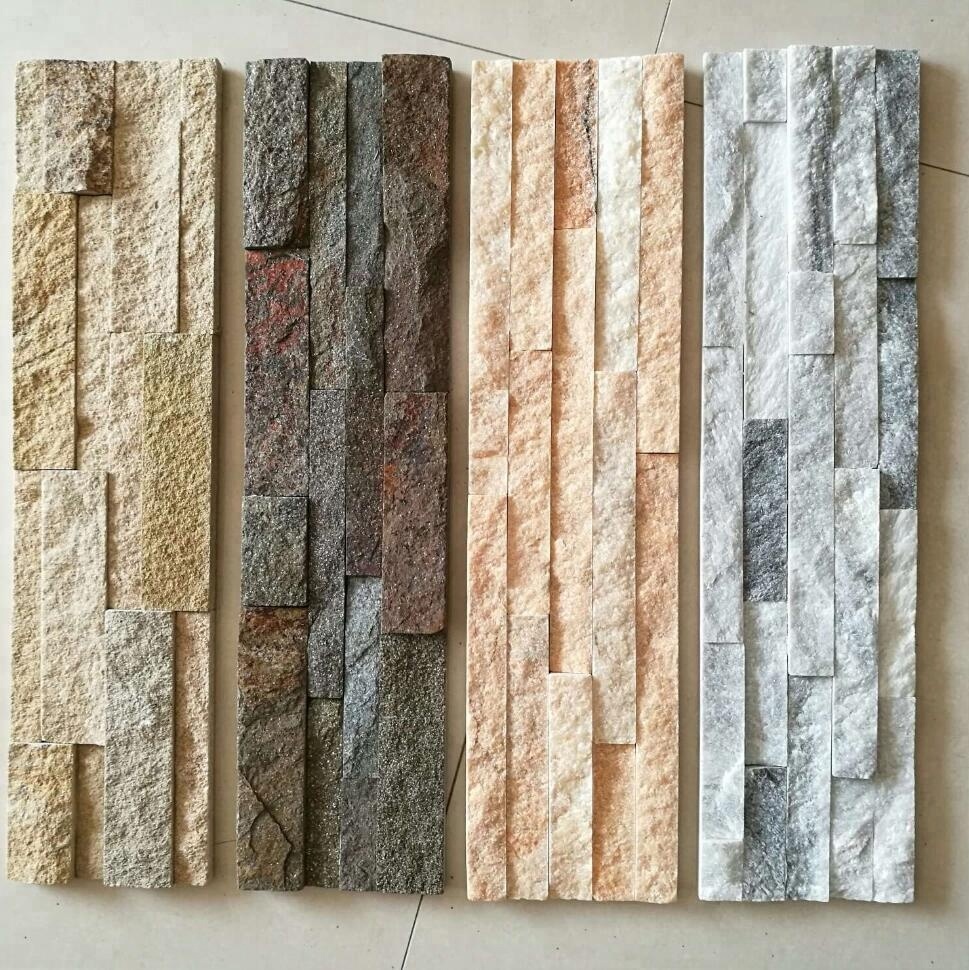 Натуральный quartzite тонкая стена Стека Культуры Камень