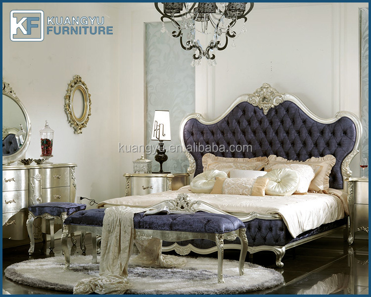 Goethe French style Hotel bedroom furniture, king size bedroom sets