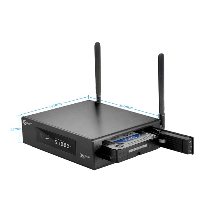 Eweat 802.11Ac wifi 4K 3d Blu-Ray плеер android tv box hdd медиаплеер Realtek 1295
