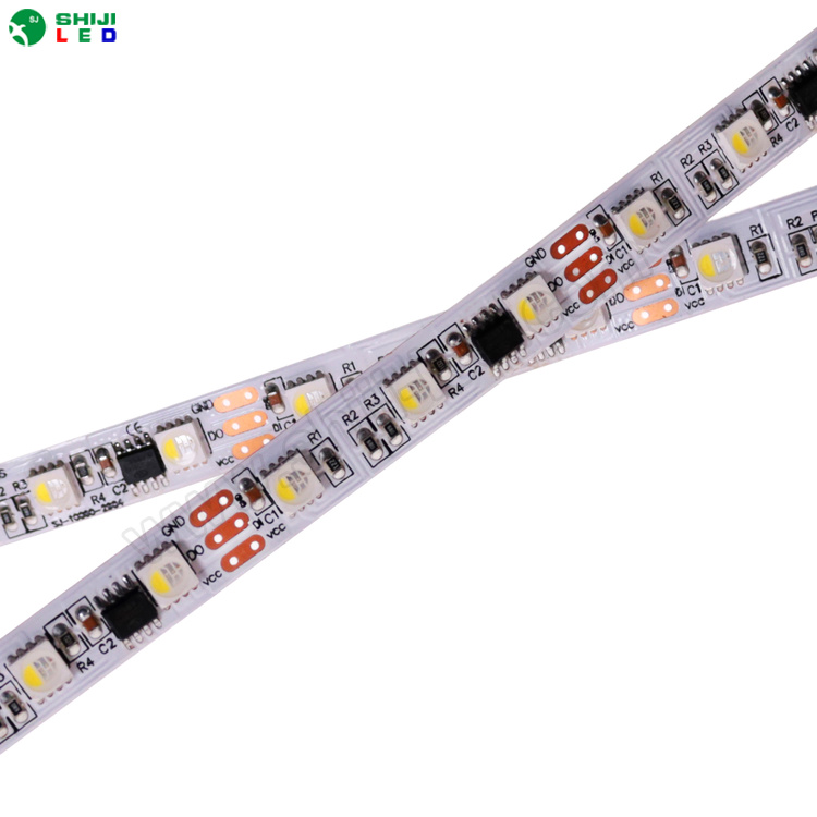 10 мм ucs2904 rgbww теплый белый 5050 smd 12 в открытый свет светодиодные ленты rgbw