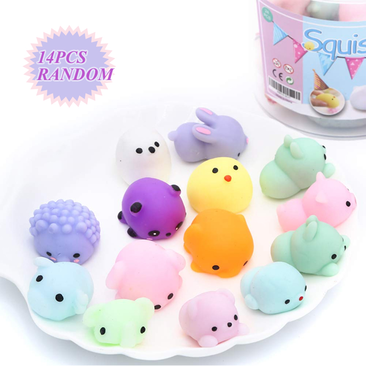 Factory wholesale tpr silicone squishies toys slow rising Popular stress relief mochi squishy