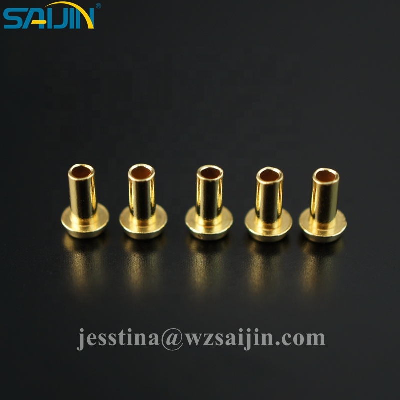 ISO9001 Rosh pcb латунные трубчатые полые заклепки