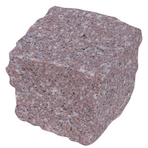 Гранит кубики 10x10x5 брусчатка красный