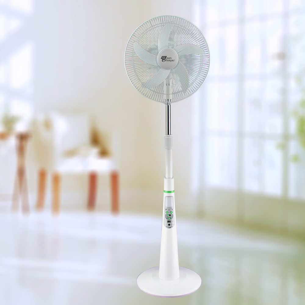 hot selling new prevalent rechargeable battery solar stand fan with good quality