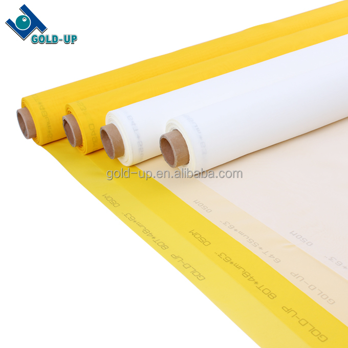 Gold-up made polyester screen printing mesh for t-shirt printing