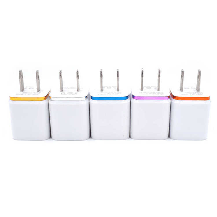 Рекламный Пользовательский логотип 2 двойной usb порт USB домашнее зарядное устройство/настенное зарядное устройство