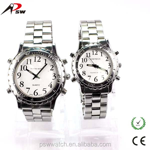 Live stock market watch 1Piece Moq Fashion Digital English Talking Time Watches