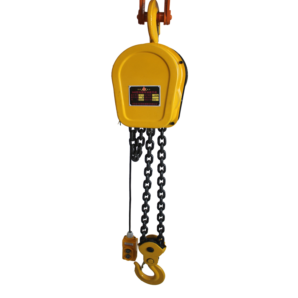 China supplier 1 ton DHS type electric chain hoist 220v