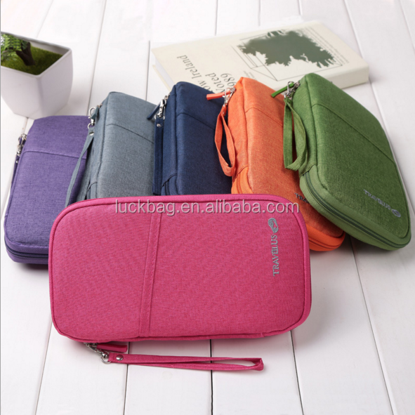 Custom Passport Holder Nylon Travel Wallet Passport Holder Wallet