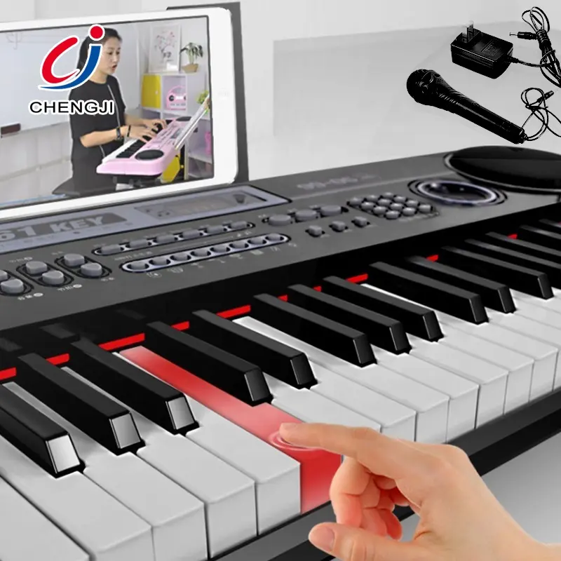 Professional electronic organ musical instruments keyboard piano 61 keys