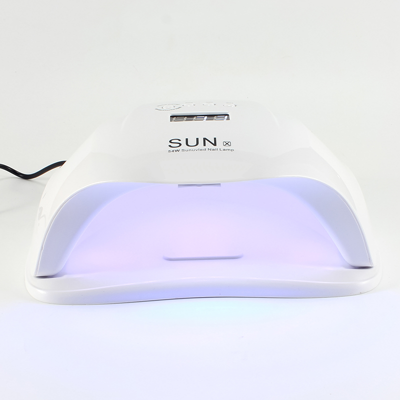 Новое поступление, Лидер продаж, УФ-лампа мощностью 54 Вт SUN X с двойным источником света, лампа для ногтей с гель-лаком, лампа для дизайна ногтей оптом