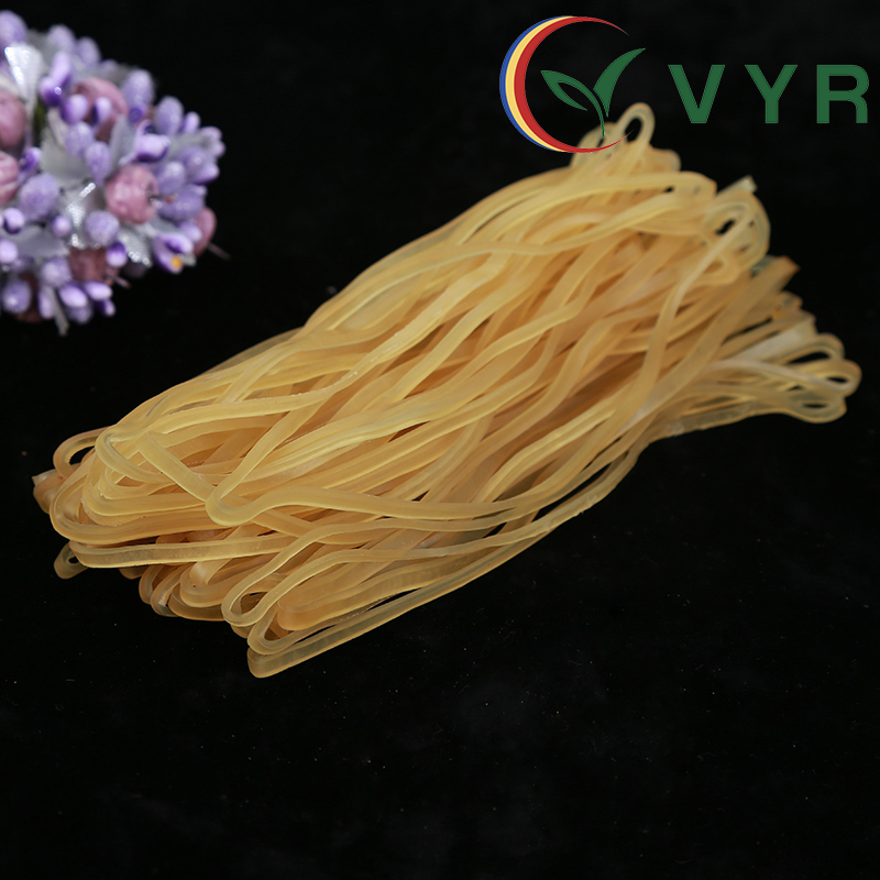 2021 YUEYI Industrial 16cm Natural Color Elastic Latex Rubber Band Manufacturer