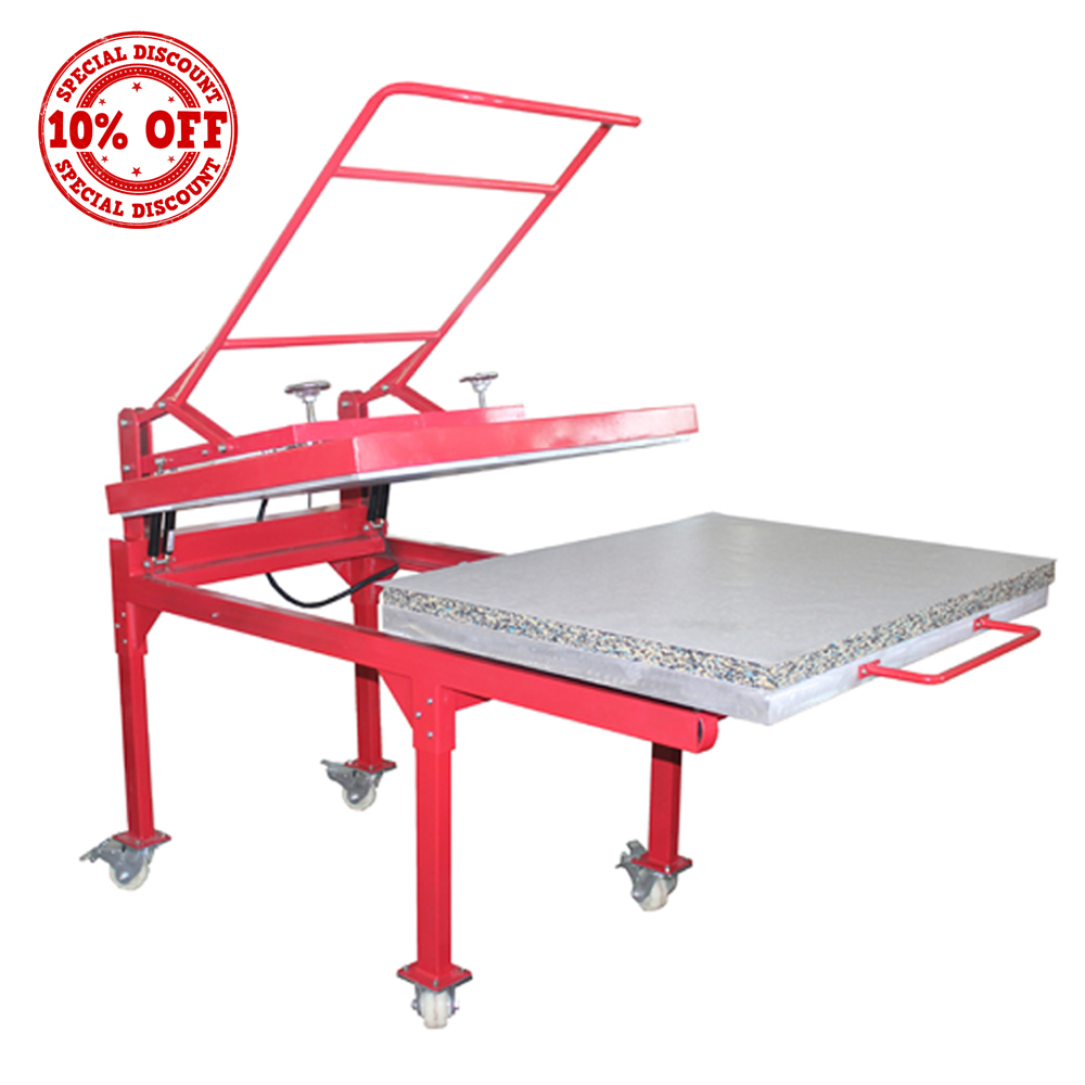 Hot seller 80cmx100cm large size printing thicker heating plate press machine for cloth
