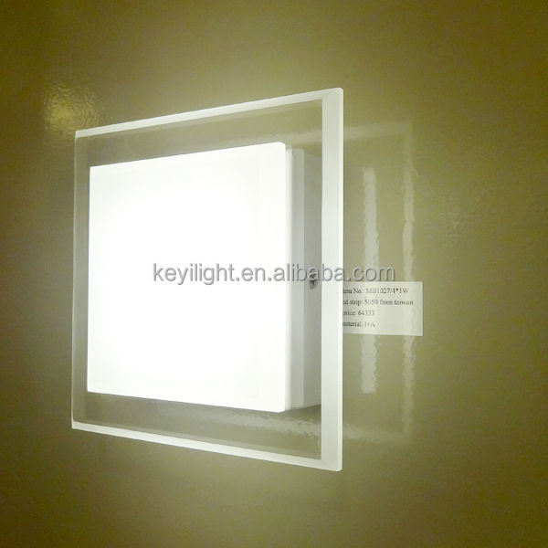 Новый дизайн сталь и акрил IP44 светодио дный led ванная комната зеркало Потолочные светильники (MB1027)