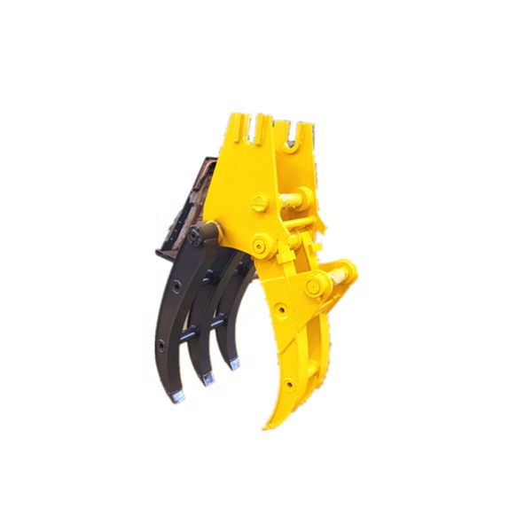 High quality excavator wood cutting grapples grapple bucket made in China mini excavator log rotating grapple wholesale