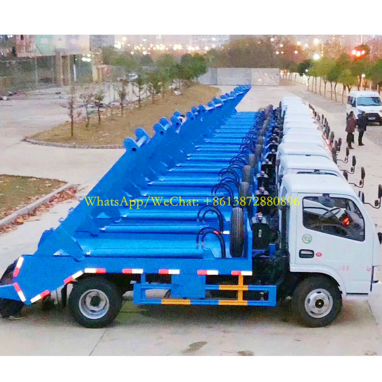 Dongfeng 4x2 мусоровоз-погрузчик в Камбодже