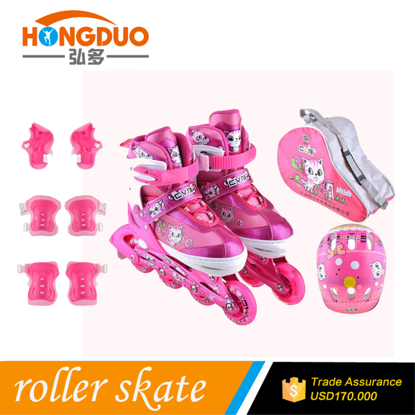 Новый дизайн дети роликовые скейт обувь выдвижной roller skate обувь
