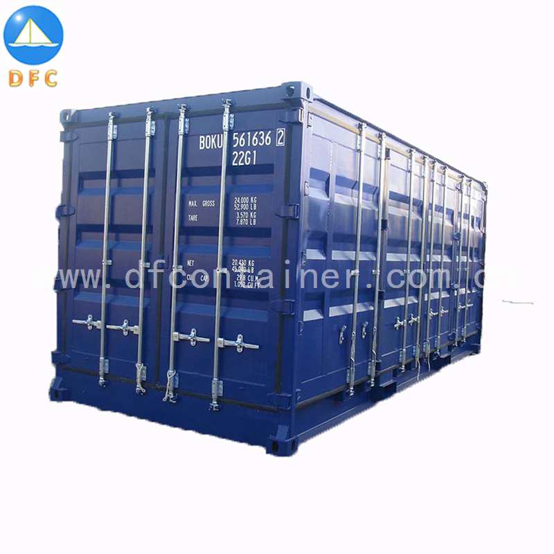 Hot Sales 40 Feet Full Side Wall Open Shipping Container Large Capacity Sea Containers