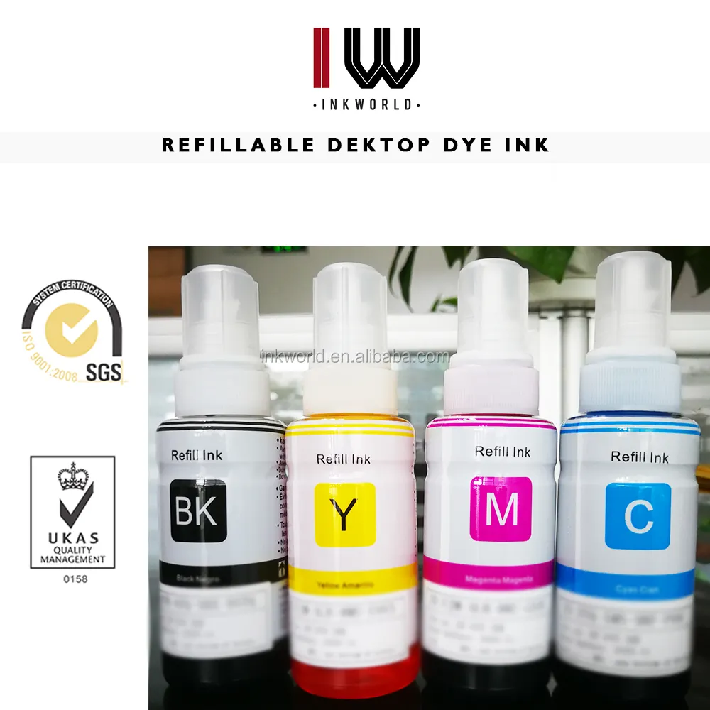 high quality refill dye ink for Epson Work Force Pro WF-5110 WF-5190 WF-R5690 WF-R8590 WF4640 WF-6590 for inkjet