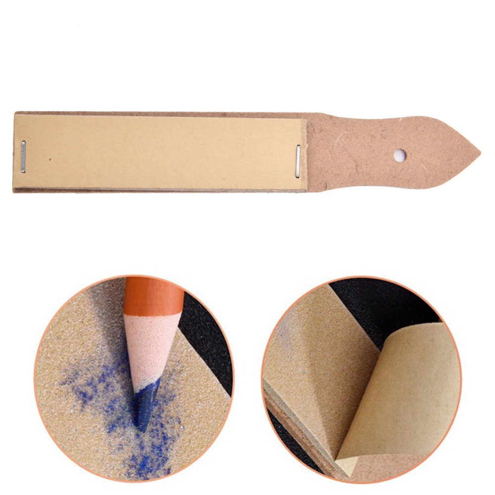 Art Painting Sandpaper Block For Pencil Sharpening Sketch Sandpaper Pencil Pointer Drawing Tool School Sets