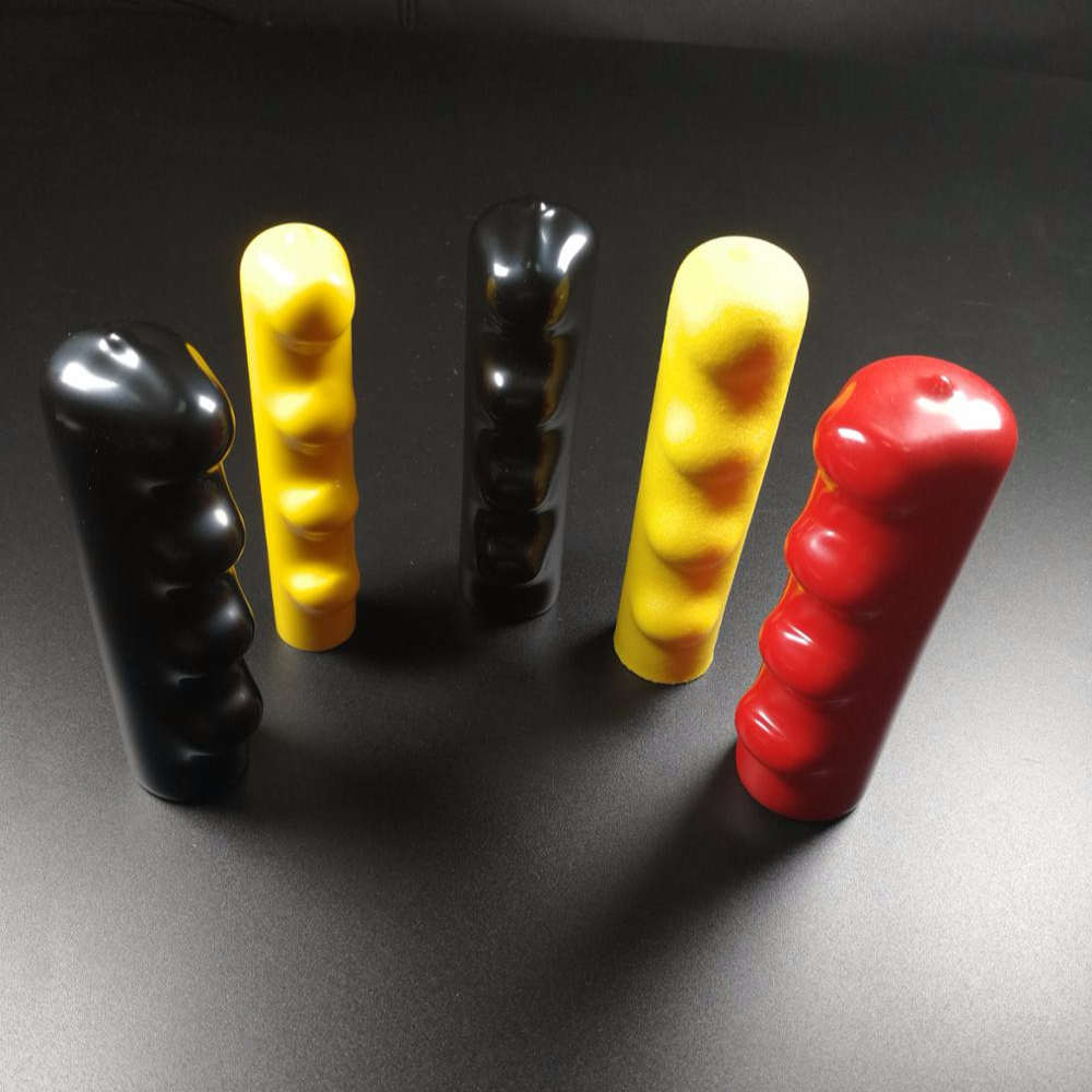 Order products from china Plastic Soft Vinyl Contour Nubbed handle bar grips yellow