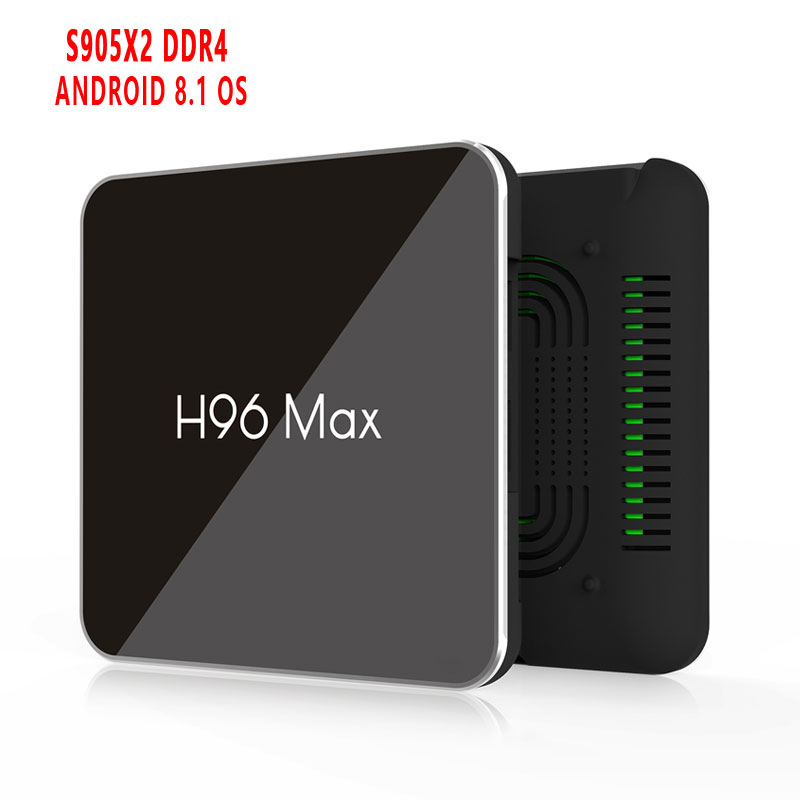 Английский Горячее предложение плеер H96 MAX RK3318 процессор DDR4 4G 32G высокая скорость игры TV Box