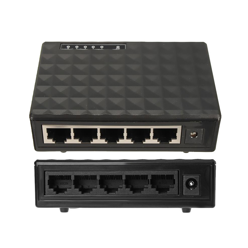 Неуправляемый промышленный сетевой коммутатор Ethernet с 5 портами 100 м