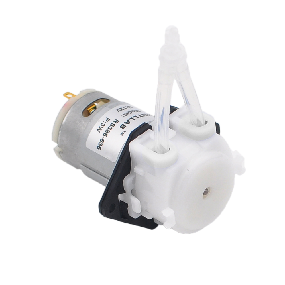 INTLLAB 12V DC DIY Перистальтический жидкостный насос дозирующий насос 5 ~ 40 мл/мин. для аквариума воды лаборатории аналитический