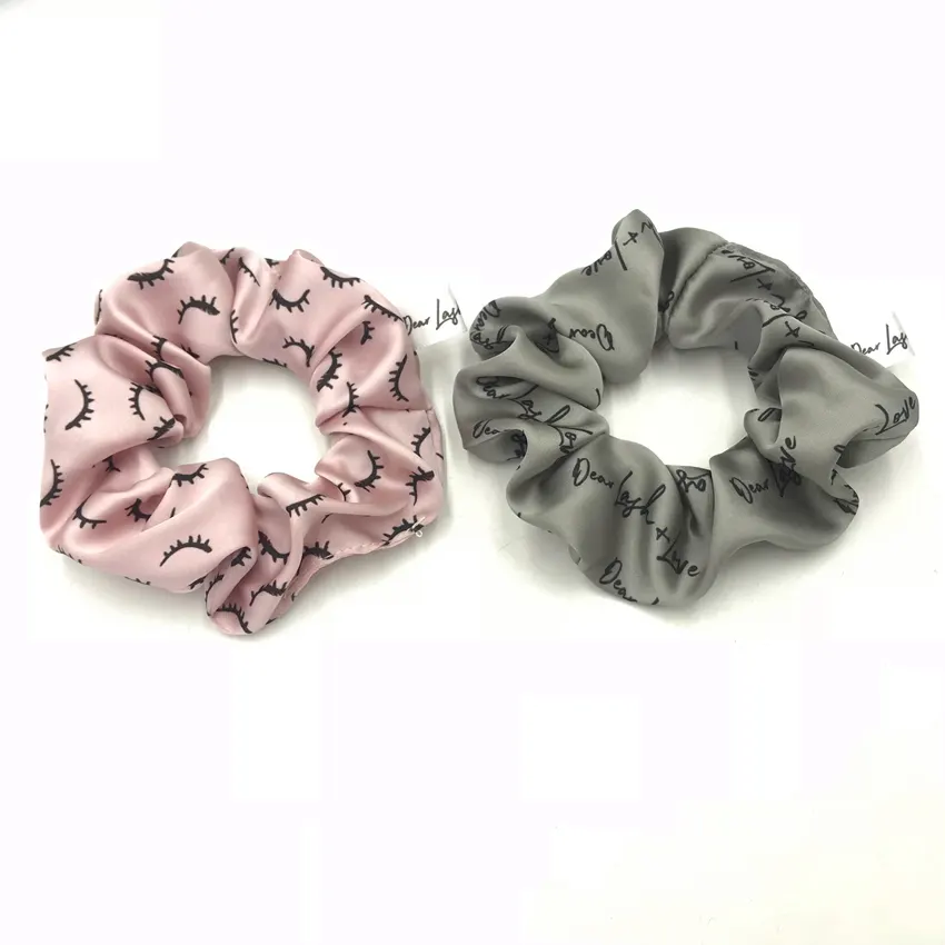 Good Quality Custom Scrunchies 10 cm Personalized Design Hair Scrunchies Girls Ponytail Holder Elastic Hair Tie